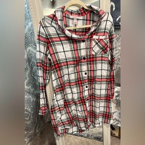 plaid night gown